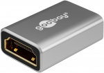 Goobay 72008 HDMI&trade; Adapter, Coupling, Gold-Plated, 8K @ 60 Hz, Black, Silver | Goobay