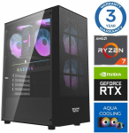 INTOP AQUA Ryzen 7 7700X 16GB DDR5 500SSD M.2 NVME+2TB RTX5060Ti 16GB no-OS