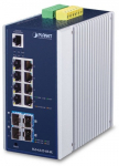 PLANET Industrial L3 8-Port 1000T 4-Port 10G SFP