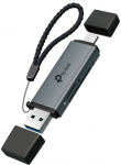 TP-LINK USB 3.0 Type-C & Type-A to SD/microSD Card Reader UA430D