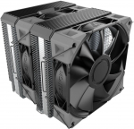 Montech NX600 CPU Cooler, Dual Tower - 2x 120mm, black