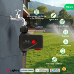 NOUS smart garden irrigation water valve, ZigBee 2 MQTT