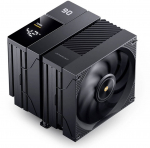 Jonsbo CC90 CPU Cooler, Dual-Tower, 130mm PWM Fan, Segment Display - Black