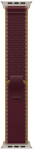 APPLE 49mm Burgundy Trail Loop - S/M - Natural Titanium Finish
