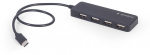 GEMBIRD 4-port USB type-C HUB