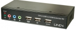 Lindy KVM Extender, DVI-D + USB + Audio (1920x1200 up to 50m)