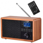 Adler AD 1184 radio Portable Digital Black, Wood