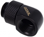 Alphacool Eiszapfen L-connector rotatable G1/4 outer thread to G1/4 inner thread - deep black
