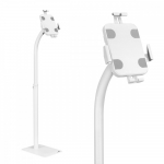 Maclean floor tablet advertising stand with lock MC-467W