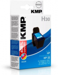 KMP Patrone HP C9352AE Nr.22 color 430 S. H30 refilled