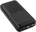 Platinet power bank 20000mAh PD QC, black (45932)
