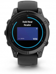 Garmin fenix E (47mm) schwarz/schiefergrau