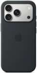 Silikon Case iPhone 17 Pro mit MagSafe (schwarz)