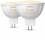 Philips Hue WA 12V MR16, 2pcs pack | GU5.3 | 5.1 W | Warm to cool white light