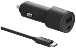 Motorola SJV102-EU universal car charger, black, fast charging