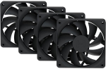 Hyte FA12 Fan, 4-pack - 120mm, Pitch Black