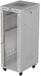 Free-standing rack cabinet 19" 32U 600x800 grey glass door LCD Lanberg (flat pack) V2