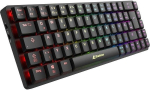 Sharkoon PureWriter W65 keyboard (black, DE layout, Kailh Choc V2 Low Profile Red)