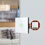 GreenBlue Flush-Mount WiFi Relay, Android/iOS/Alexa/Google Home, 100&ndash;240 V AC, 50/60 Hz, max. 16 A, for 150 W LEDs, GB73