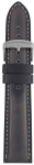 Leather strap Iron Annie blue, 22 mm