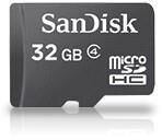 SanDisk 32GB microSDHC memory card Class 4