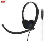 Koss | Headphones | CS200 USB | Wired | On-Ear | Microphone | Black