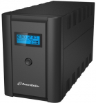 Line-Interactive, 1200VA, 600W, C14 Input, 2 x Schuko Outlet, 2 x IEC C13 Outlet, 2 x 12V/7Ah, LCD, USB