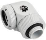 Bitspower Adapter 90 Grad G1/4 Zoll AG auf 14mm AD Hardtube - drehbar, wei&szlig;