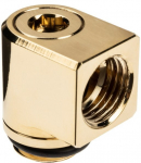 EK Water Blocks EK-Quantum Torque Micro Rotary 90&deg; - Gold