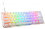 Ducky One 3 Aura White Mini RGB LED Gaming Keyboard - MX Blue (US)