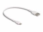 DELOCK USB Ladekabel f&uuml;r iPhone, iPad, iPod wei&szlig; 30 cm