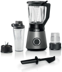 Bosch Serie 4 MMB6177S blender 1.5 L Tabletop blender 1200 W Black, Silver