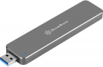 Silverstone SST-MS09C USB 3.1 dark gray M.2 SATA SSD case