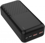 Platinet power bank 30000mAh PD QC, black (45933)