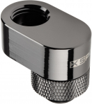 XSPC G1/4 Rotary 14mm Offset Fitting for Watercooling - Chrome Black