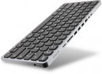 AXAGON HMC-KB USB-C 5Gbps Keyboard with Hub, microSD/SD, 3x USB-A, HDMI 4K/60Hz, PD 100W, Audio, DE Layout