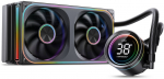 Jonsbo TH-240 AIO Liquid Cooler, ARGB, Display - 240mm, Black