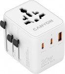 CANYON Travel Adapter OnTour 20 EU/UK/US/AUS 20W White