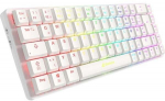 Sharkoon PureWriter W65 (white, DE layout, Kailh Choc V2 Low Profile Red)