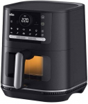 Braun HF 5075 Single Stand-alone 2000 W Hot air fryer Black, Grey