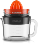 Taurus Glass Electric Citrus Press 1L 30W Black/Red/Transparent