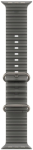APPLE 49mm Translucent Black Ocean Band - Natural Titanium Finish