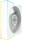 darkFlash DM8 LINE PWM ARGB Cooling Fan (White)