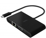 BELKIN USBC GBE HDMI VGA USBA BK 100WPD