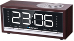 BLAUPUNKT CR60BT Bluetooth Radio Alarm Clock, brown wood