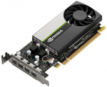 PNY Quadro T1000 4GB GDDR6 4xmDP LP