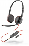 Poly Headset Blackwire C3225 binaural USB-C 3.5mm