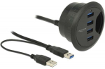 DELOCK Tisch-Hub 4 Port USB 3.0