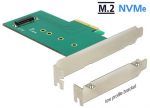 Delock PCI Express x4 Karte > 1 x intern NVMe M.2 Key M 110 mm - Low Profile Form Faktor