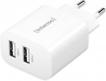 Intenso Power Adapter 2x USB-A 24W White